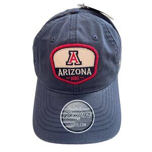 Zephyr Arizona Wildcats 1885 Baseball Cap OS Adjustable Hat Dark Navy Cotton NEW
